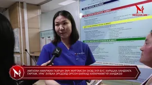 АМГАЛАН АМАРЖИХ ГАЗРЫН ЭМЧ ЖИРЭМСЭН ЭХЭД ЗҮЙ БУС ХАРИЛЦАА ХАНДЛАГА ГАРГАЖ, УРАГ ЗУЛБАХ ЭРСДЭЛД ОРСОН БАЙХАД ХАЙХРАМЖГҮЙ ХАНДЖЭЭ