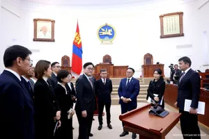 БНСУ-ын Үндэсний Ассамблейн дарга Ү Вон Шиг тэргүүтэй төлөөлөгчид “Их Хуралдай” танхимтай танилцлаа