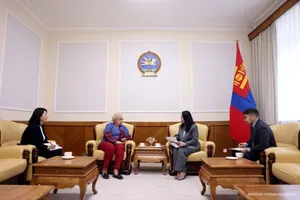 УИХ-ын гишүүн Ж.Баярмаа Европын Холбооноос Монгол Улсад суугаа Элчин сайд Ина Марчюлёнитег хүлээн авч уулзлаа