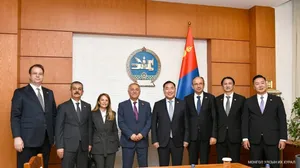 Улсын Их Хурлын дэд дарга Б.Пүрэвдоржид Турк-Монголын парламентын бүлгийн дарга Ибрахим Уфук Каянак бараалхлаа