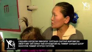 СБД-ИЙН НЭГДСЭН ЭМНЭЛЭГ ЗУРГААН САРТАЙ ЖИРЭМСЭН ЭМЭГТЭЙГ ОЙ ГАРАН ТАЙ ХҮҮХЭДТЭЙ НЬ ТӨМӨР САНДАЛ ДЭЭР ХОНУУЛЖ ТӨМӨР НҮҮРЭЭ ҮЗҮҮЛЭВ