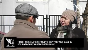 “САЙН САЙХНЫГ МОНГОЛД ТЭНГЭР ТӨВ” ТББ ШАШНЫ НЭР БАРЬСАН ХААЛТТАЙ ДЭГЛЭМ ҮҮ?